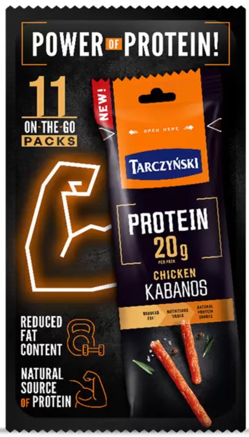 Tarczynski Protein Chicken Kabanos, 11 x 50g